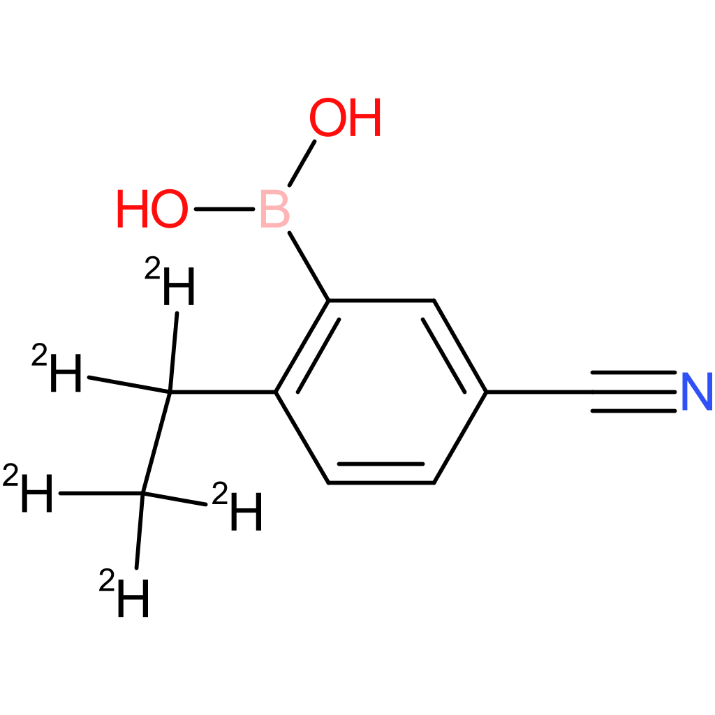 3-cyano-6-(ethyl-d5)-phenylboronic acid