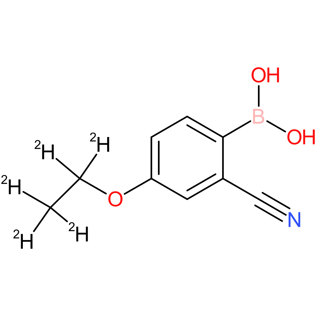 2-cyano-4-(ethoxy-d5)-phenylboronic acid