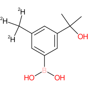 3-(1-hydroxy-1-methylethyl)-5-(methyl-d3)-phenylboronic acid