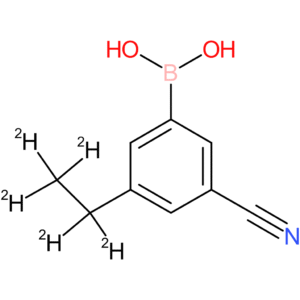 3-cyano-5-(ethyl-d5)-phenylboronic acid