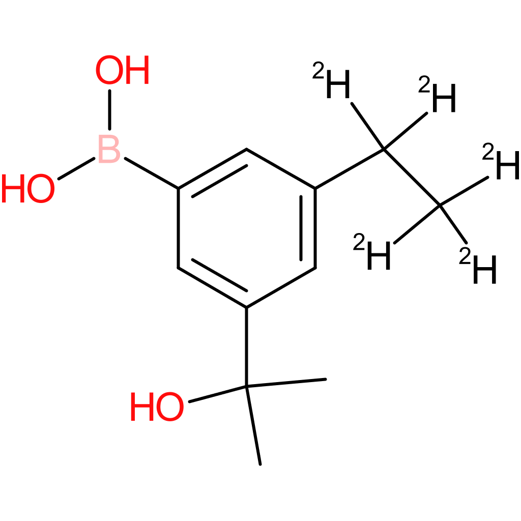 3-(1-hydroxy-1-methylethyl)-5-(ethyl-d5)-phenylboronic acid