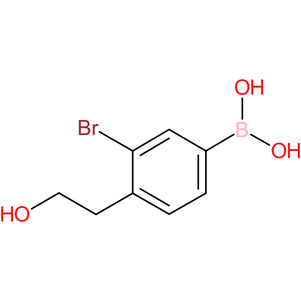 3-bromo-4-(2-hydroxyethyl)phenylboronic acid