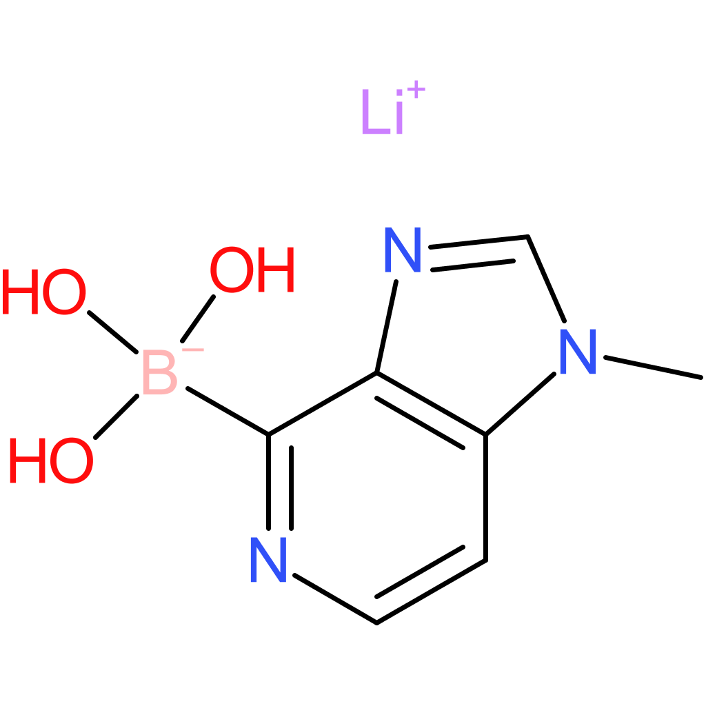 lithium(1+) ion trihydroxy((1-methyl-1h-imidazo[4,5-c]pyridin-4-yl))boranuide