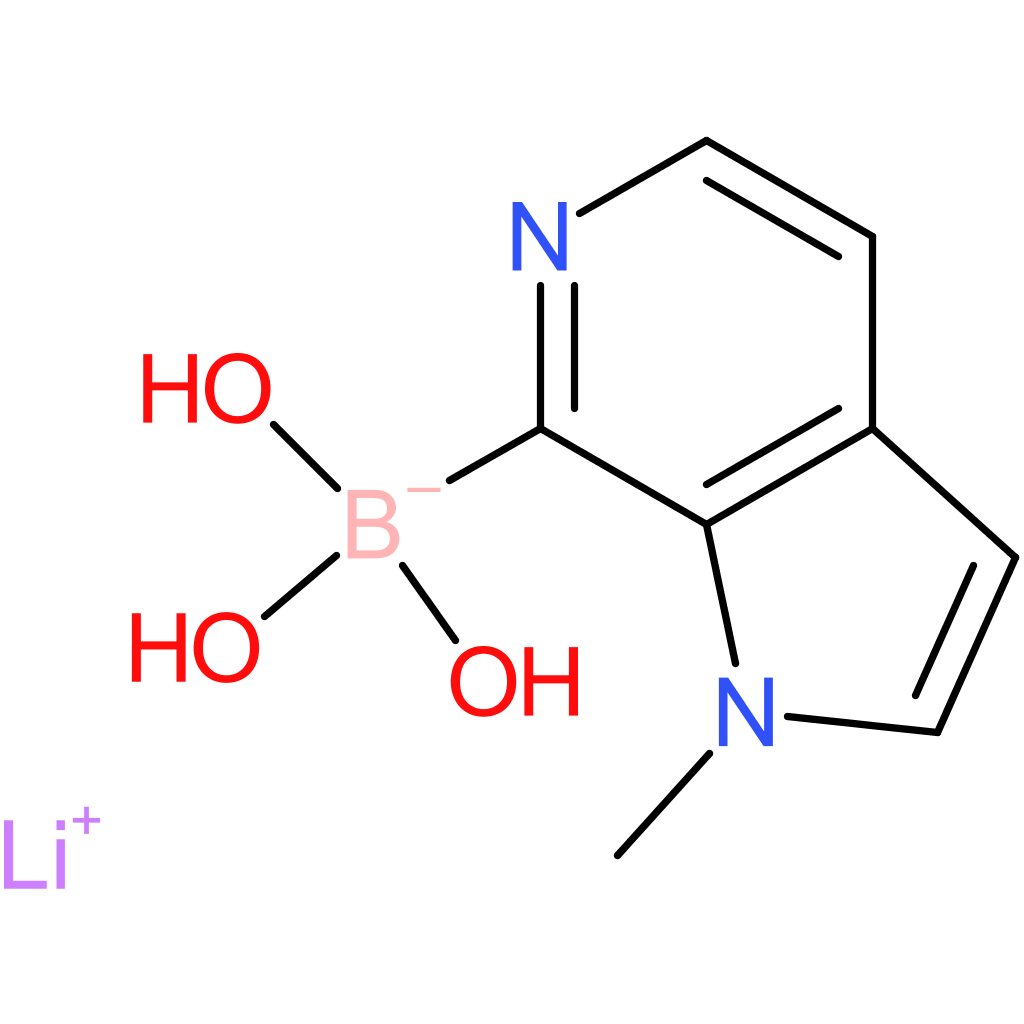 lithium(1+) ion trihydroxy((1-methyl-1h-pyrrolo[2,3-c]pyridin-7-yl))boranuide