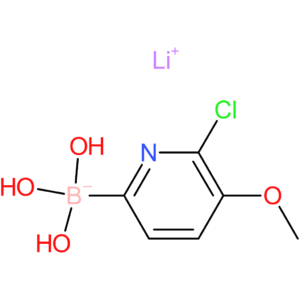 lithium(1+) ion (6-chloro-5-methoxypyridin-2-yl)trihydroxyboranuide