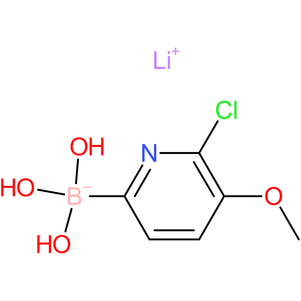 lithium(1+) ion (6-chloro-5-methoxypyridin-2-yl)trihydroxyboranuide