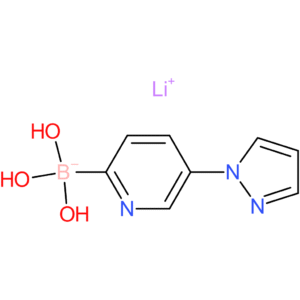 lithium(1+) ion trihydroxy[5-(1h-pyrazol-1-yl)pyridin-2-yl]boranuide