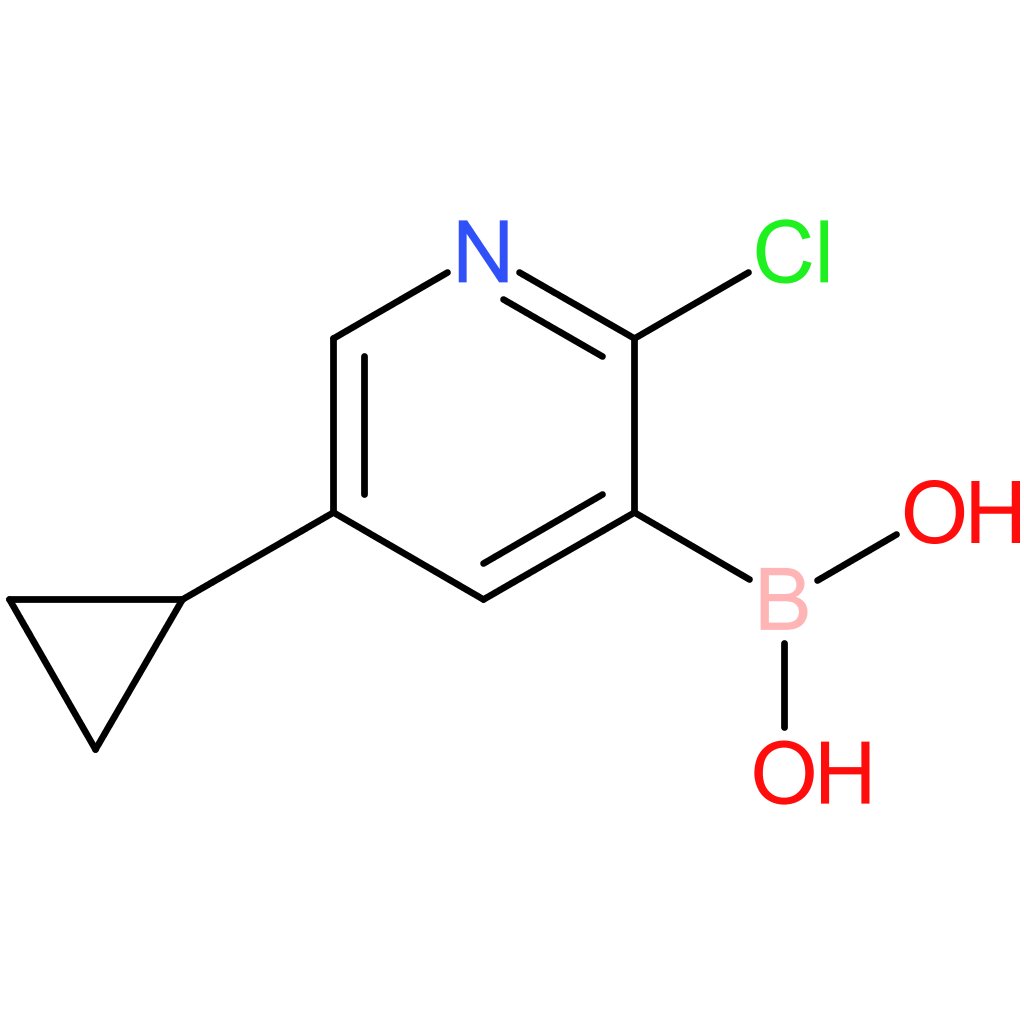 2-chloro-5-cyclopropylpyridine-3-boronic acid