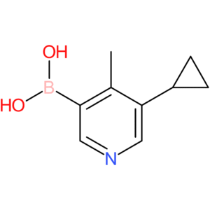 (5-cyclopropyl-4-methylpyridin-3-yl)boronic acid