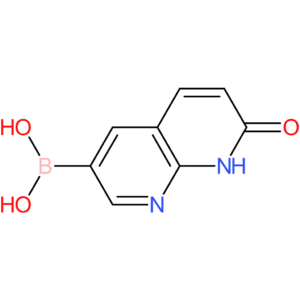 b-(7,8-dihydro-7-oxo-1,8-naphthyridin-3-yl)boronic acid