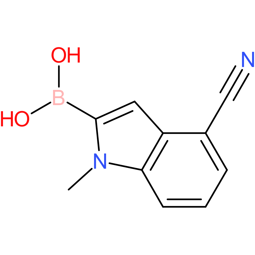 boronic acid, b-(4-cyano-1-methyl-1h-indol-2-yl)-
