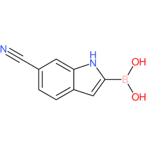 6-cyano-1h-indolE-2-boronic acid