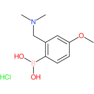 (2-[(dimethylamino)methyl]-4-methoxyphenyl)boronic acid hydrochloride