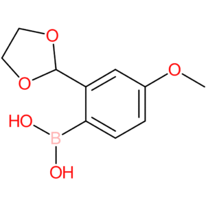 (2-(1,3-dioxolan-2-yl)-4-methoxyphenyl)boronic acid