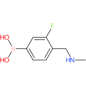 3-fluoro-4-((methylamino)methyl)phenylboronic acid