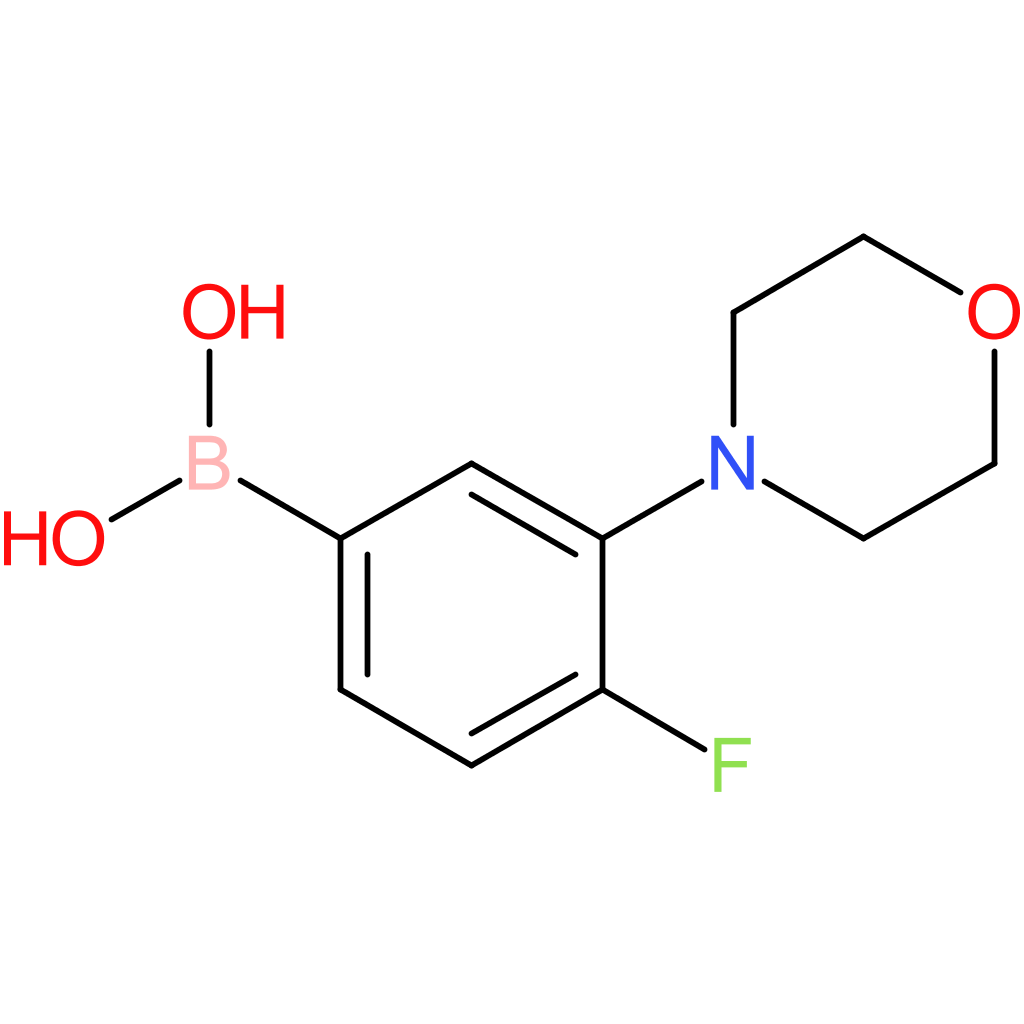 (4-fluoro-3-morpholinophenyl)boronic acid