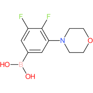 (3,4-difluoro-5-morpholinophenyl)boronic acid