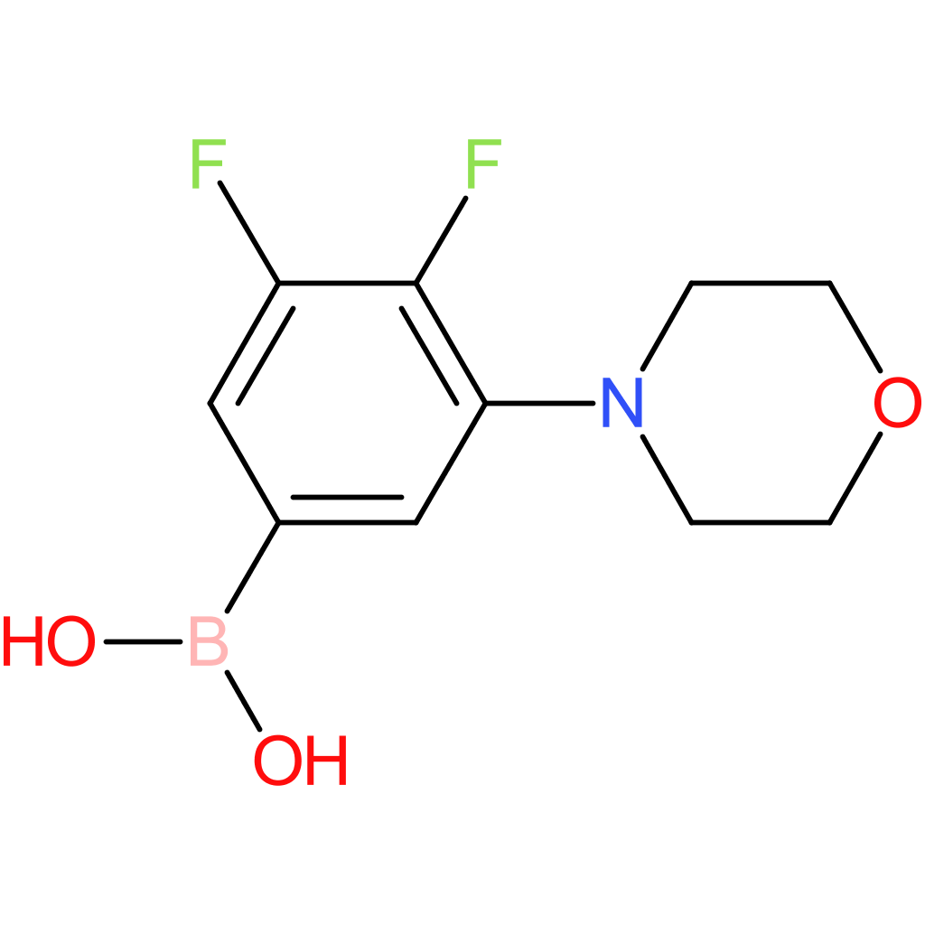 (3,4-difluoro-5-morpholinophenyl)boronic acid