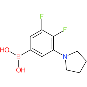 (3,4-difluoro-5-(pyrrolidin-1-yl)phenyl)boronic acid