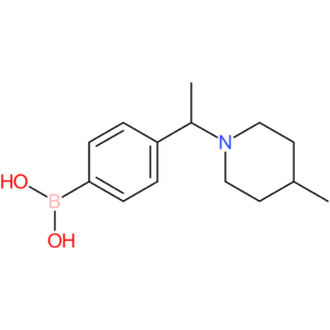 (4-(1-(4-methylpiperidin-1-yl)ethyl)phenyl)boronic acid