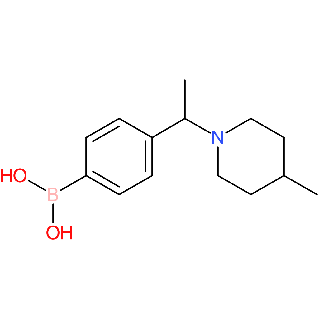 (4-(1-(4-methylpiperidin-1-yl)ethyl)phenyl)boronic acid