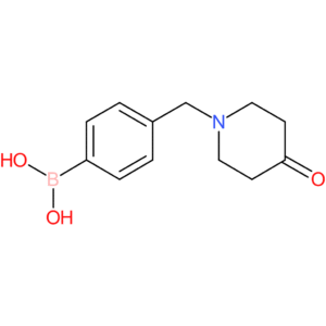 4-((4-oxopiperidin-1-yl)methyl)phenylboronic acid
