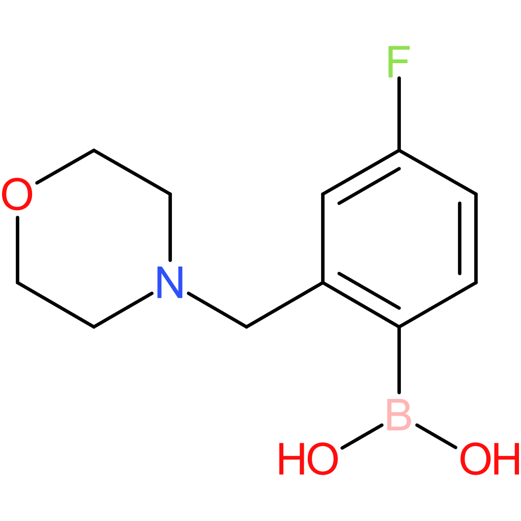 4-fluoro-2-(morpholinomethyl)phenylboronic acid