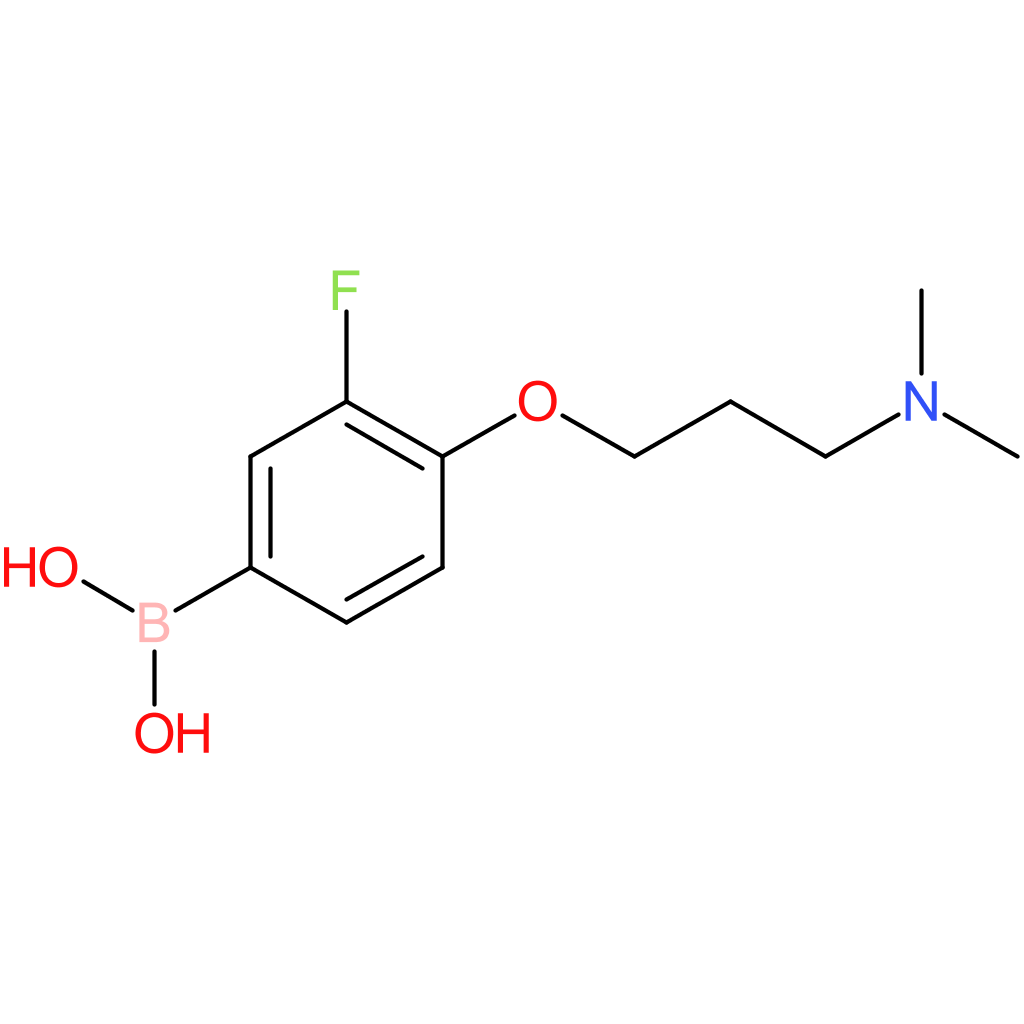 4-(3-(dimethylamino)propoxy)-3-fluorophenylboronic acid