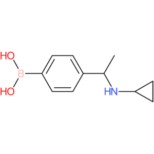 (4-(1-(cyclopropylamino)ethyl)phenyl)boronic acid