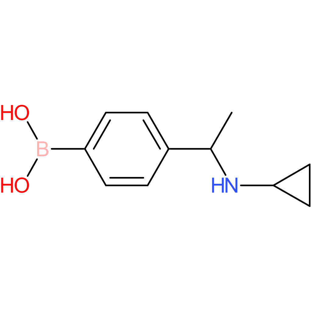 (4-(1-(cyclopropylamino)ethyl)phenyl)boronic acid
