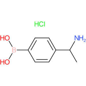 (4-(1-aminoethyl)phenyl)boronic acid hydrochloride