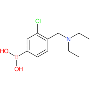 (3-chloro-4-((diethylamino)methyl)phenyl)boronic acid