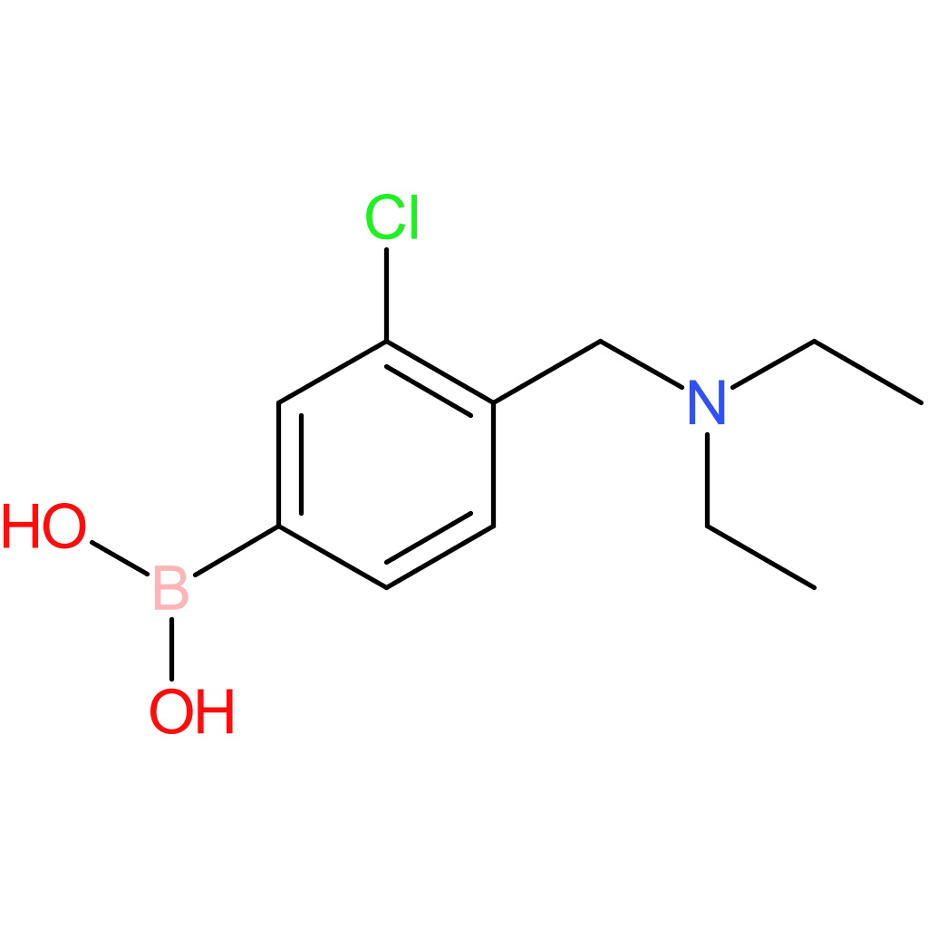 (3-chloro-4-((diethylamino)methyl)phenyl)boronic acid