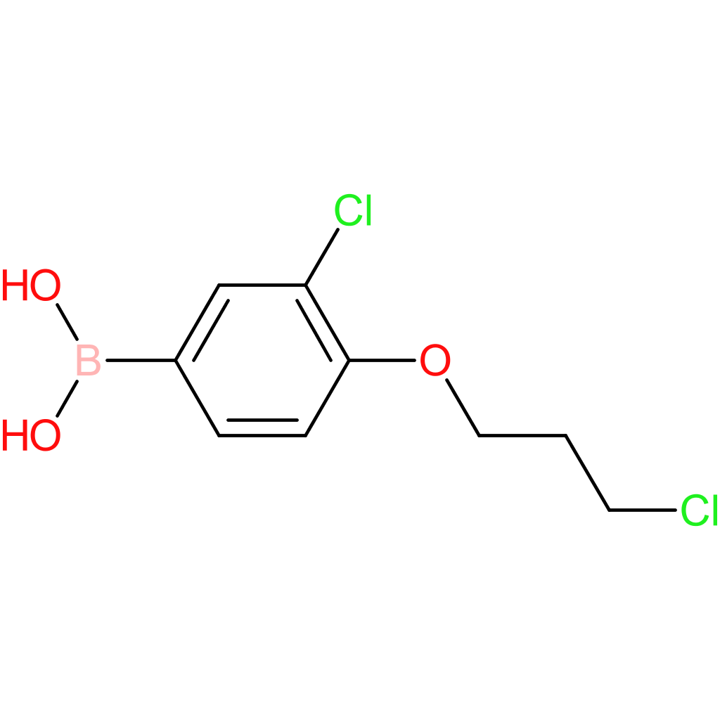 (3-chloro-4-(3-chloropropoxy)phenyl)boronic acid