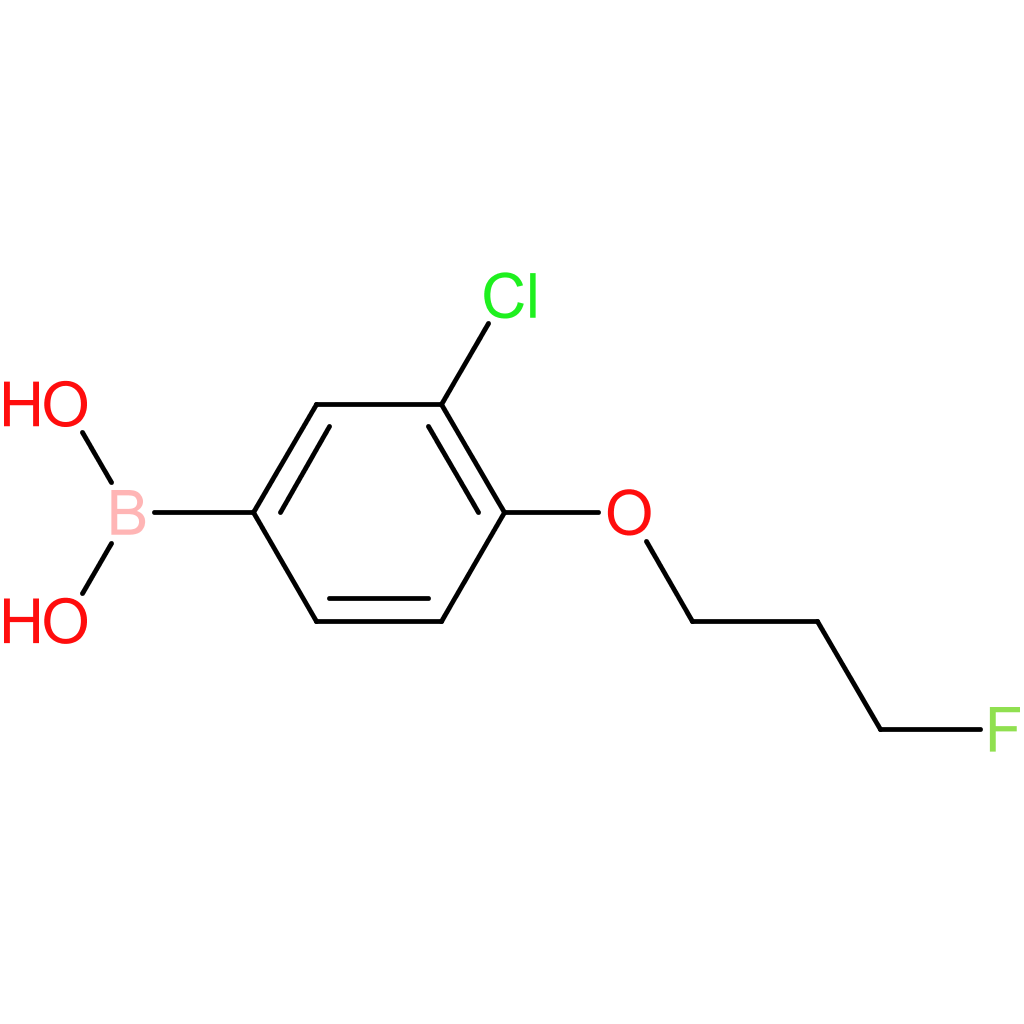 (3-chloro-4-(3-fluoropropoxy)phenyl)boronic acid