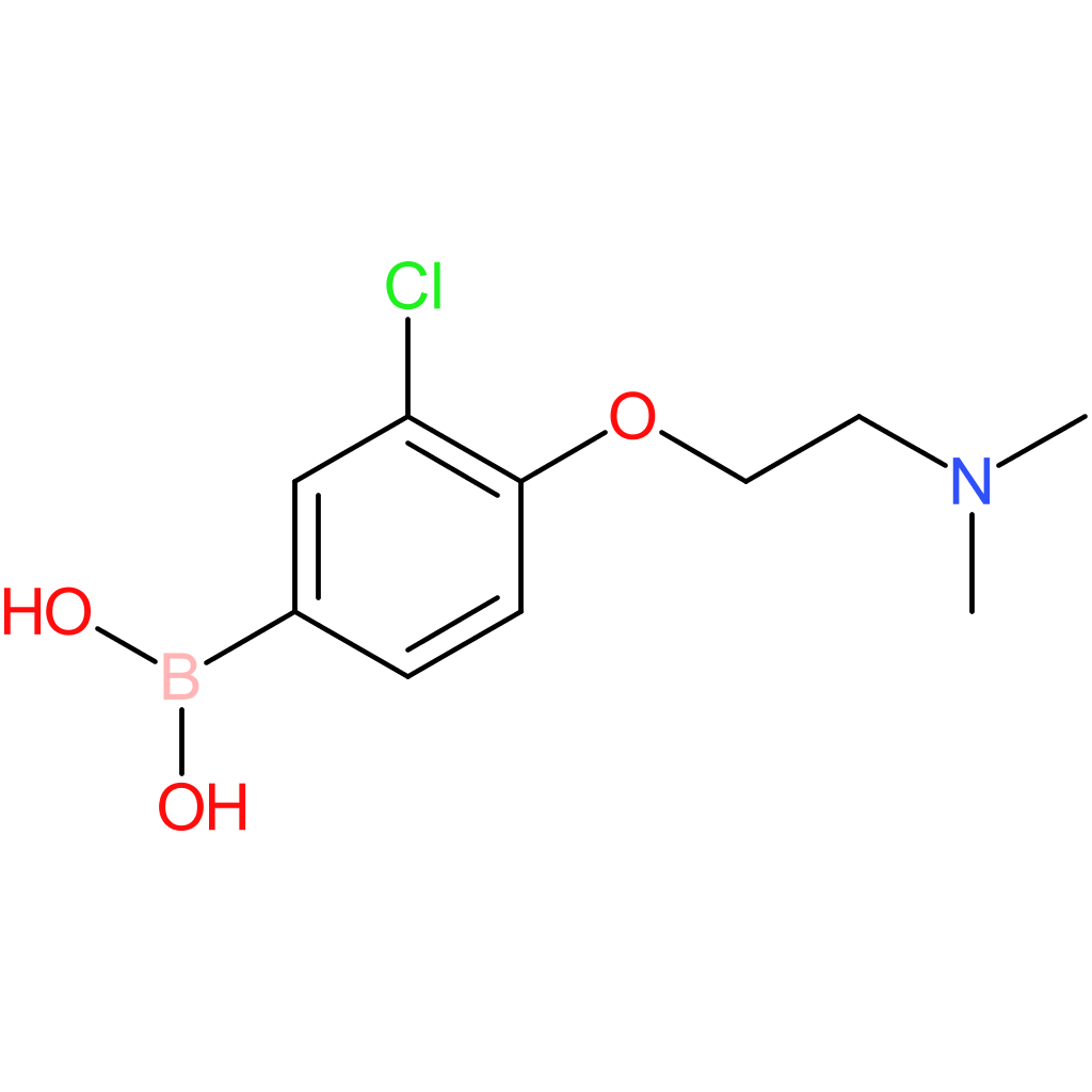 (3-chloro-4-(2-(dimethylamino)ethoxy)phenyl)boronic acid