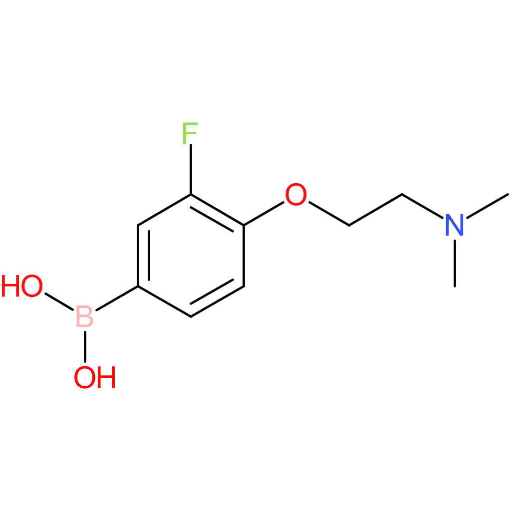 4-(2-(dimethylamino)ethoxy)-3-fluorophenylboronic acid