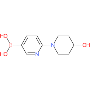 (6-(4-hydroxypiperidin-1-yl)pyridin-3-yl)boronic acid