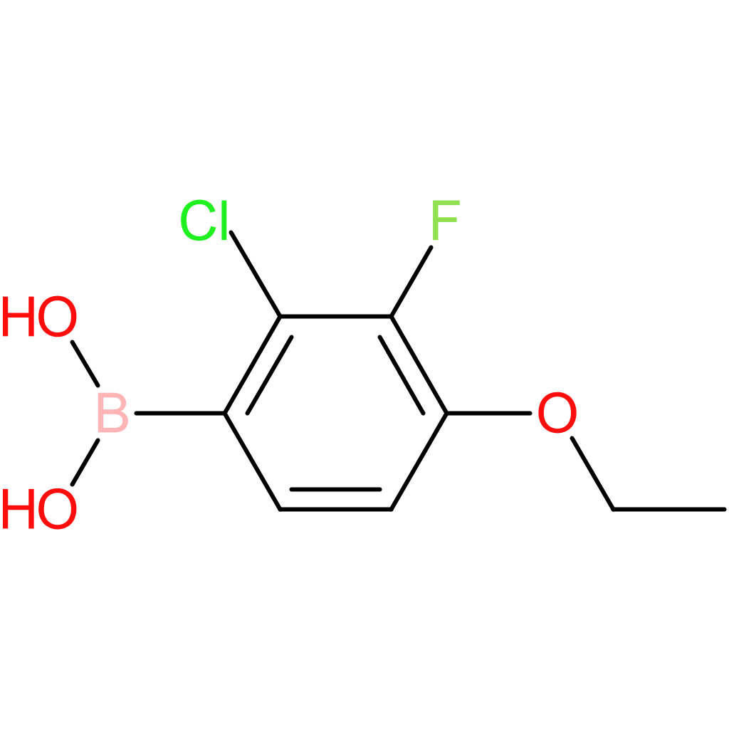 (2-chloro-3-fluoro-4-ethoxyphenyl)boronic acid