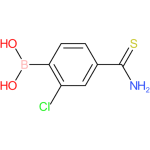 (4-carbamothioyl-2-chlorophenyl)boronic acid