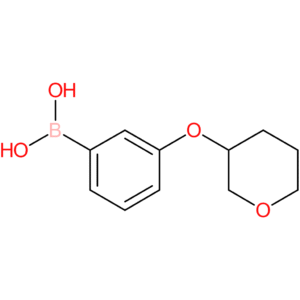 b-[3-[(tetrahydro-2h-pyran-3-yl)oxy]phenyl]boronic acid