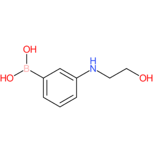 (3-[(2-hydroxyethyl)amino]phenyl)boronic acid
