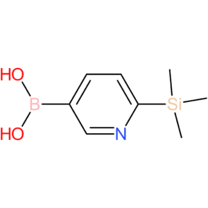 [6-(trimethylsilyl)pyridin-3-yl]boronic acid