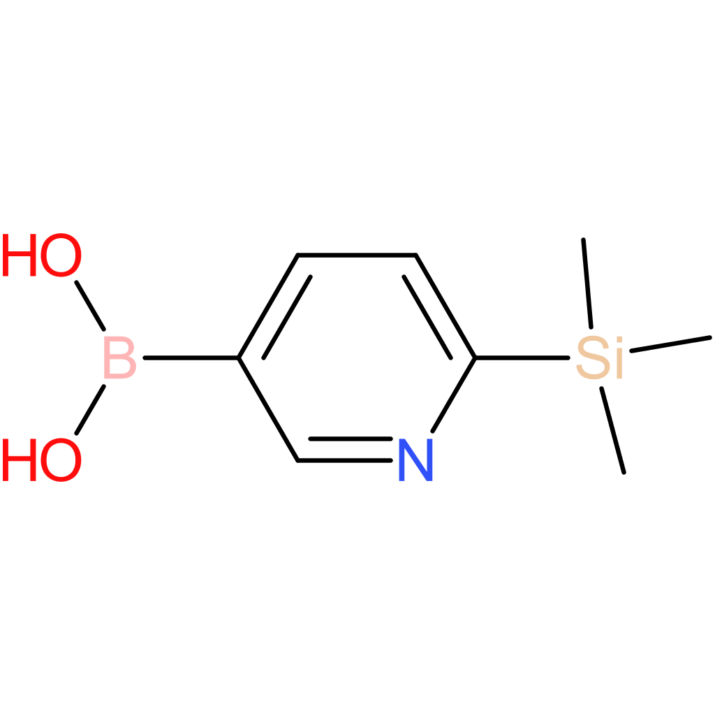 [6-(trimethylsilyl)pyridin-3-yl]boronic acid