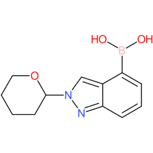 (2-(tetrahydro-2h-pyran-2-yl)-2h-indazol-4-yl)boronic acid