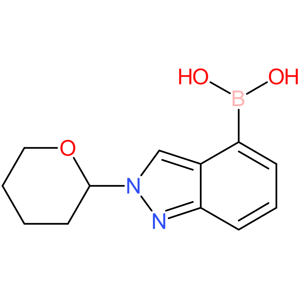 (2-(tetrahydro-2h-pyran-2-yl)-2h-indazol-4-yl)boronic acid