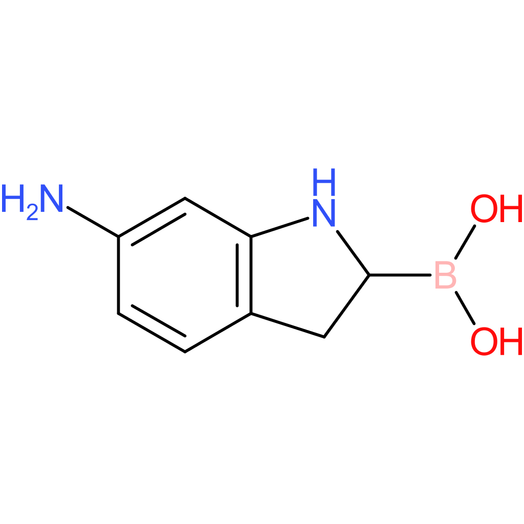 (6-amino-2,3-dihydro-1h-indol-2-yl)boronic acid