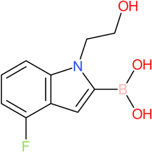 boronic acid, b-[4-fluoro-1-(2-hydroxyethyl)-1h-indol-2-yl]-