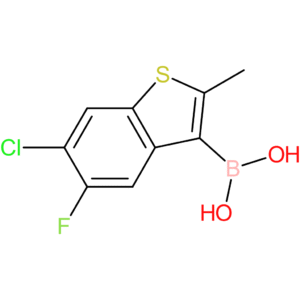 6-chloro-5-fluoro-2-methylbenzo[b]thiophen-3-ylboronic acid