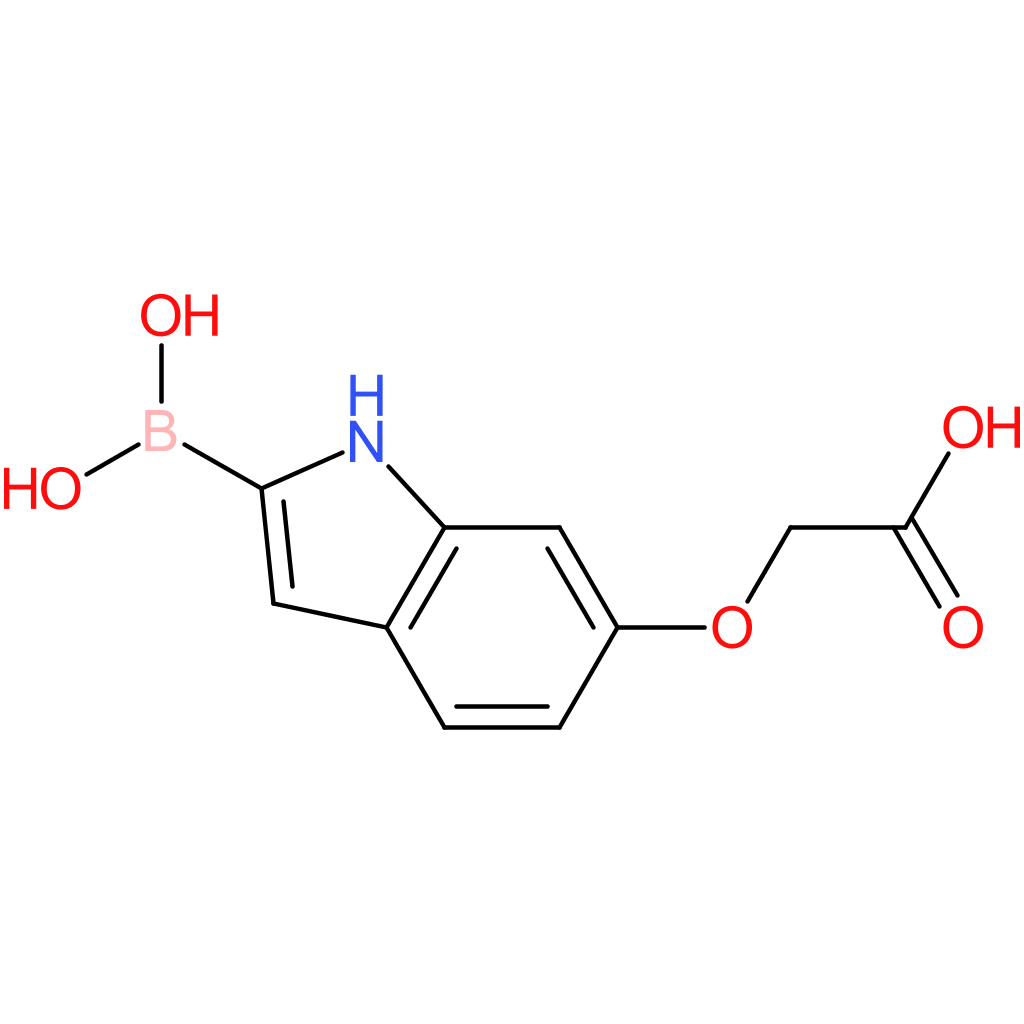 2-(2-borono-1h-indol-6-yloxy)acetic acid